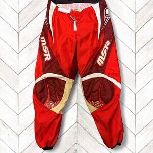 Red and Brown Men's Pants